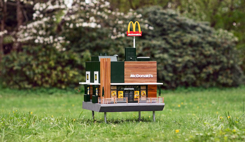 Possibly the world's smallest McDonald's 