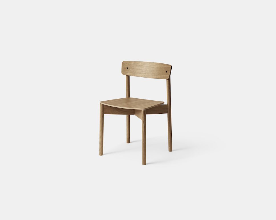 The Cross Chair in a natural matt