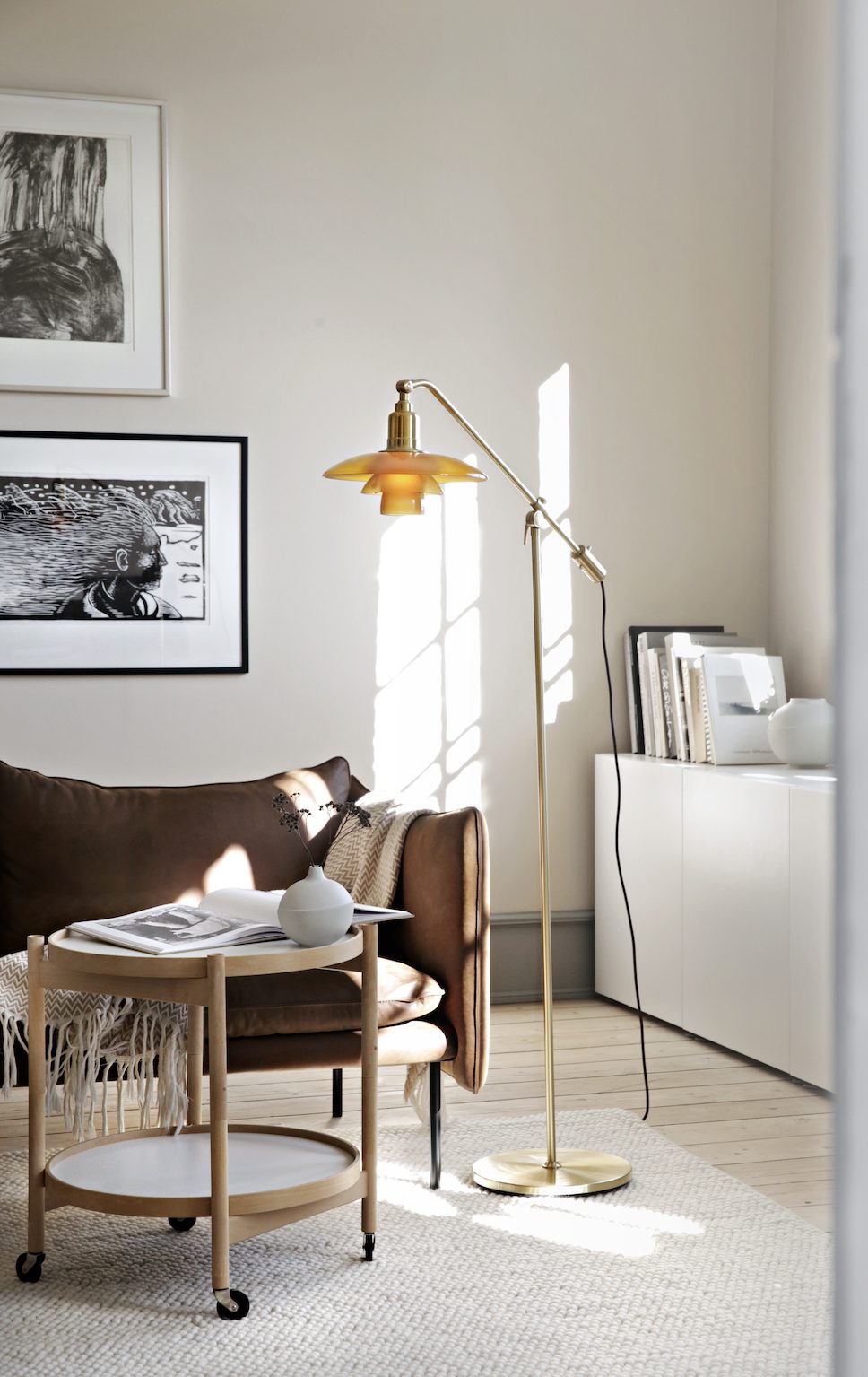 LOUIS POULSEN PH 2/1 Limited Edition 2020 Amber Table lamp by Poul  Henningsen