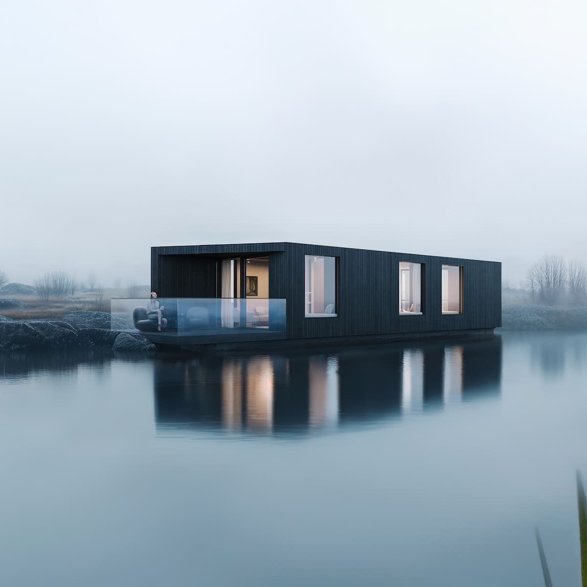 KOTO unveils a collection of houseboats for nature-inclusive holiday destination Silverlake in Dorset.
